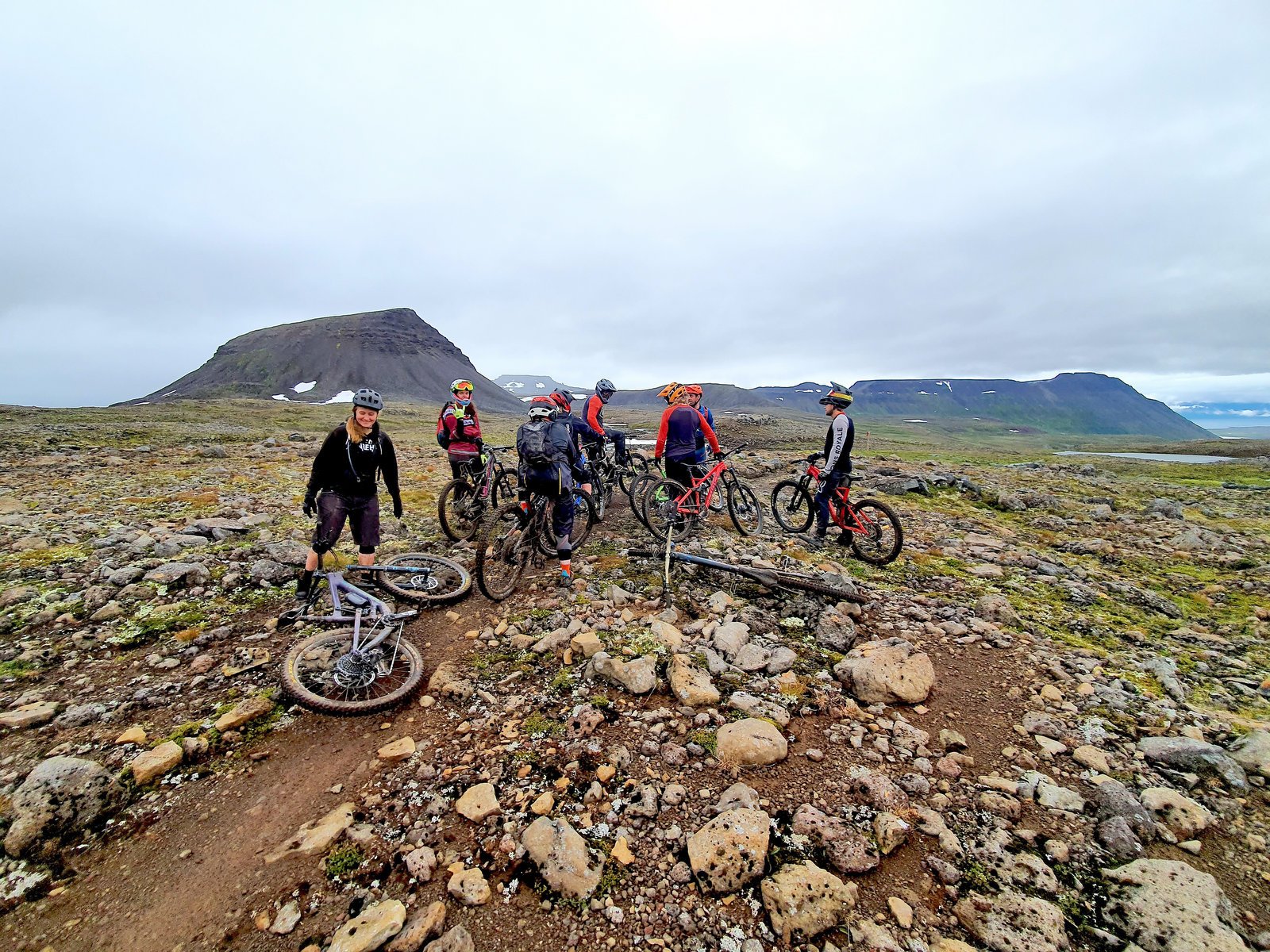 Fjallahjólaæðið í Skutulsfirði