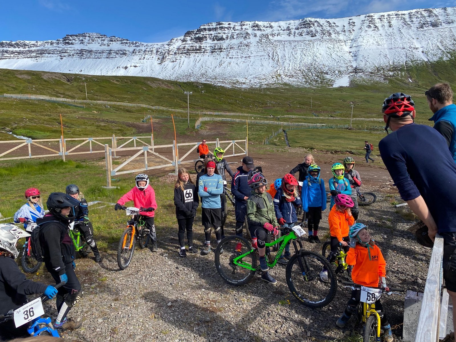 Fjallahjólaæðið í Skutulsfirði