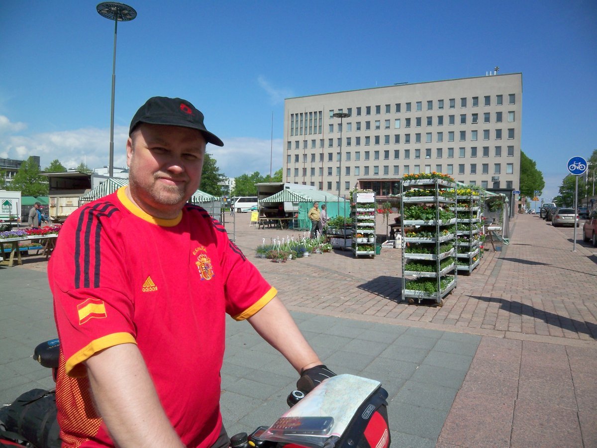 Hjólað um Finnland 2010