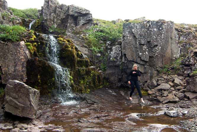 Mynd úr fyrri ferð á Vestfirði