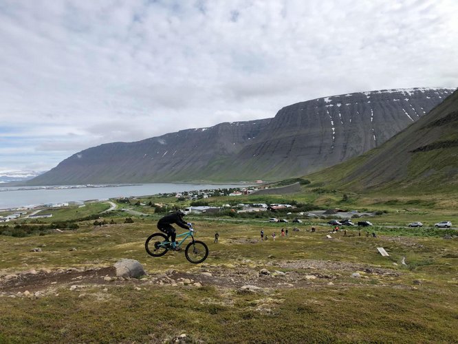 Fyrir neðan Hnífa, þar sem ævintýrið hófst. Ljósmynd: Daníel Jakobsson.